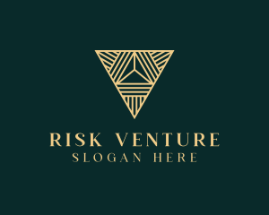 Luxury Pyramid Triangle logo design