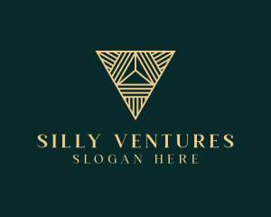 Luxury Pyramid Triangle logo design