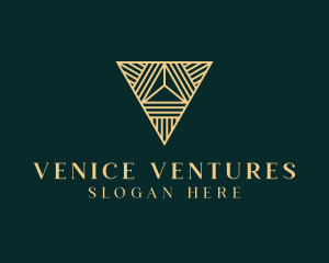 Luxury Pyramid Triangle logo design