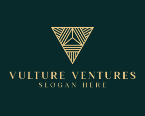 Luxury Pyramid Triangle logo design