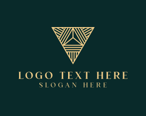 Triangle - Luxury Pyramid Triangle logo design