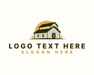 Farm - Barn Farm House logo design