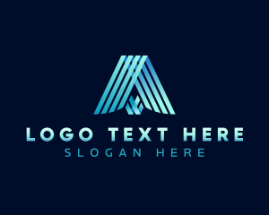 Professional - Tech Software Letter A logo design