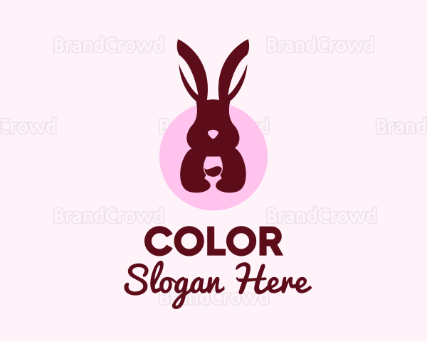 Rabbit Wine Glass Logo