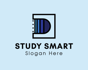 Student - Notebook Letter D logo design