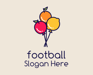 Fresh Fruit Balloon Logo