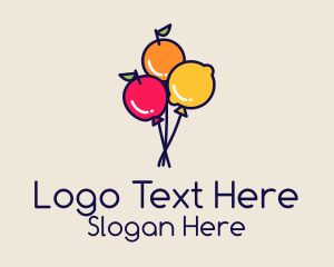 Fresh Fruit Balloon Logo