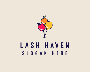 Fresh Fruit Balloon logo design