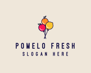 Fresh Fruit Balloon logo design