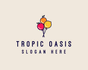 Tropic - Fresh Fruit Balloon logo design