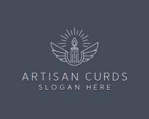 Artisanal Candle Wings logo design