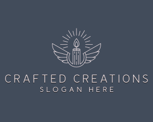 Artisanal - Artisanal Candle Wings logo design