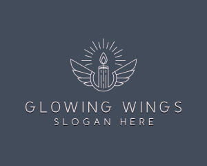 Artisanal Candle Wings logo design