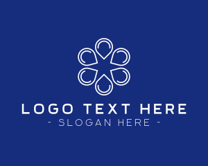 Marketing - Minimalist Star Flower logo design