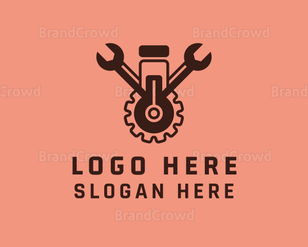 Mechanical Wrench Repair Logo