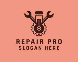 Mechanical Wrench Repair logo design