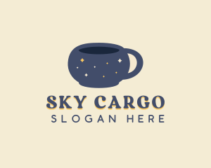 Space Mug Cafe logo design