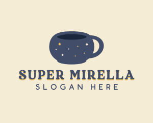 Coffee - Space Mug Cafe logo design