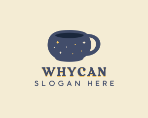 Coffee - Space Mug Cafe logo design