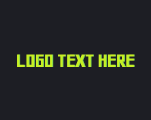 Cyber - Modern Neon Tech Gamer logo design