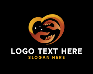 Partnership - Heart Hand Care logo design