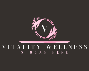 Wellness Spa Hands logo design