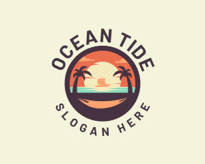 Tide - Beach Ocean Sailing logo design