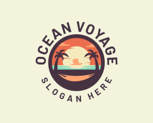 Beach Ocean Sailing logo design