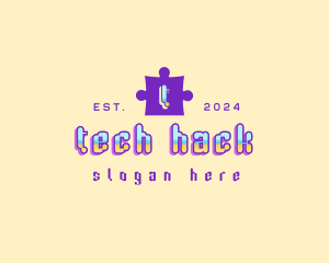 Quirky Cyber Tech logo design