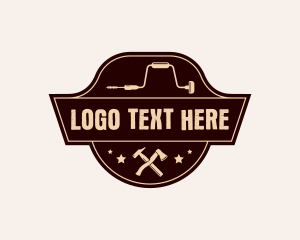 Tools - Industrial Carpentry Workshop logo design