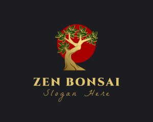 Bonsai - Bonsai Tree Plant logo design
