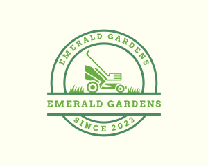 Garden Lawn Mower logo design