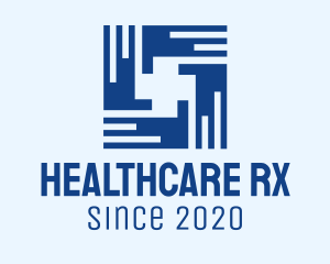 Pharmacist - Blue Medical Cross logo design