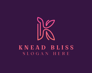 Feminine Wellness Letter K logo design