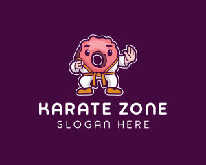 Karate - Karate Donut Pastry logo design