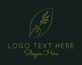 Foliage - Plant Foliage Hand logo design