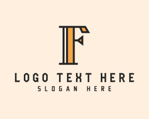 Architecture - Industrial Construction Pillar logo design