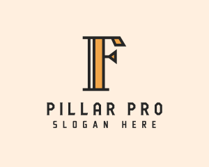 Pillar - Industrial Construction Pillar logo design