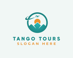 Mountain Tour Guide logo design