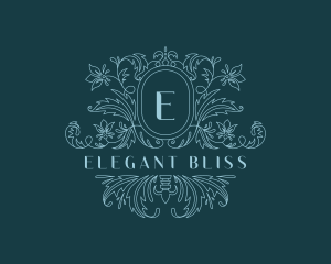 Floral Garden Wedding logo design