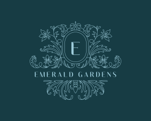 Floral Garden Wedding logo design