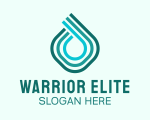 Water Cleaning Droplet Logo