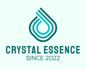 Mineral - Water Cleaning Droplet logo design