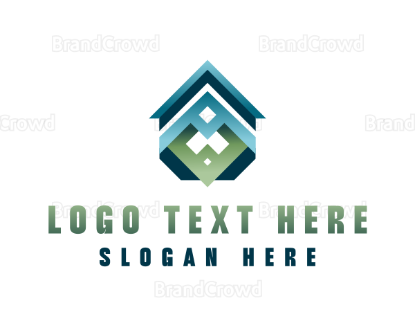 Residential Housing Mortgage Logo