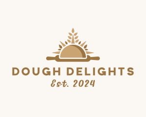 Dough - Rolling Pin Morning Bakery logo design