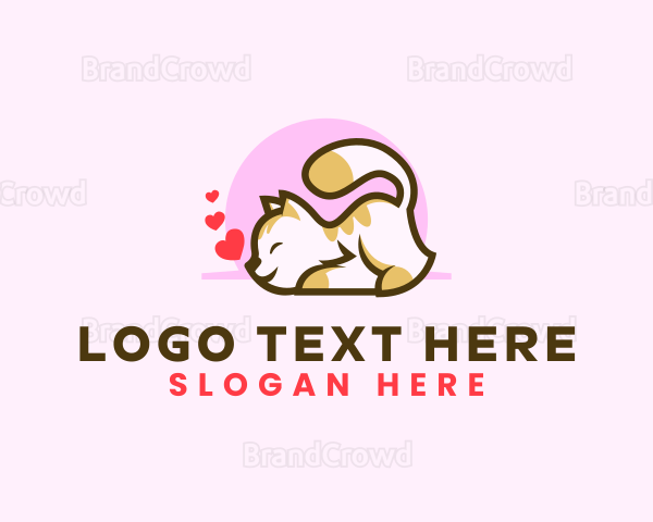 Cute Cat Kitten Logo