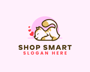 Cute Cat Kitten Logo