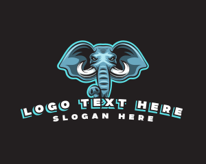 Warthog - Elephant Tusk Avatar logo design