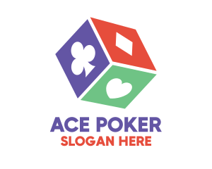 Poker - Poker Gambling Dice logo design