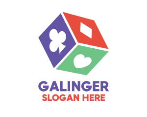 Casino - Poker Gambling Dice logo design